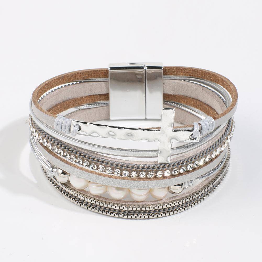 Pearl Magnetic Closure Bracelet