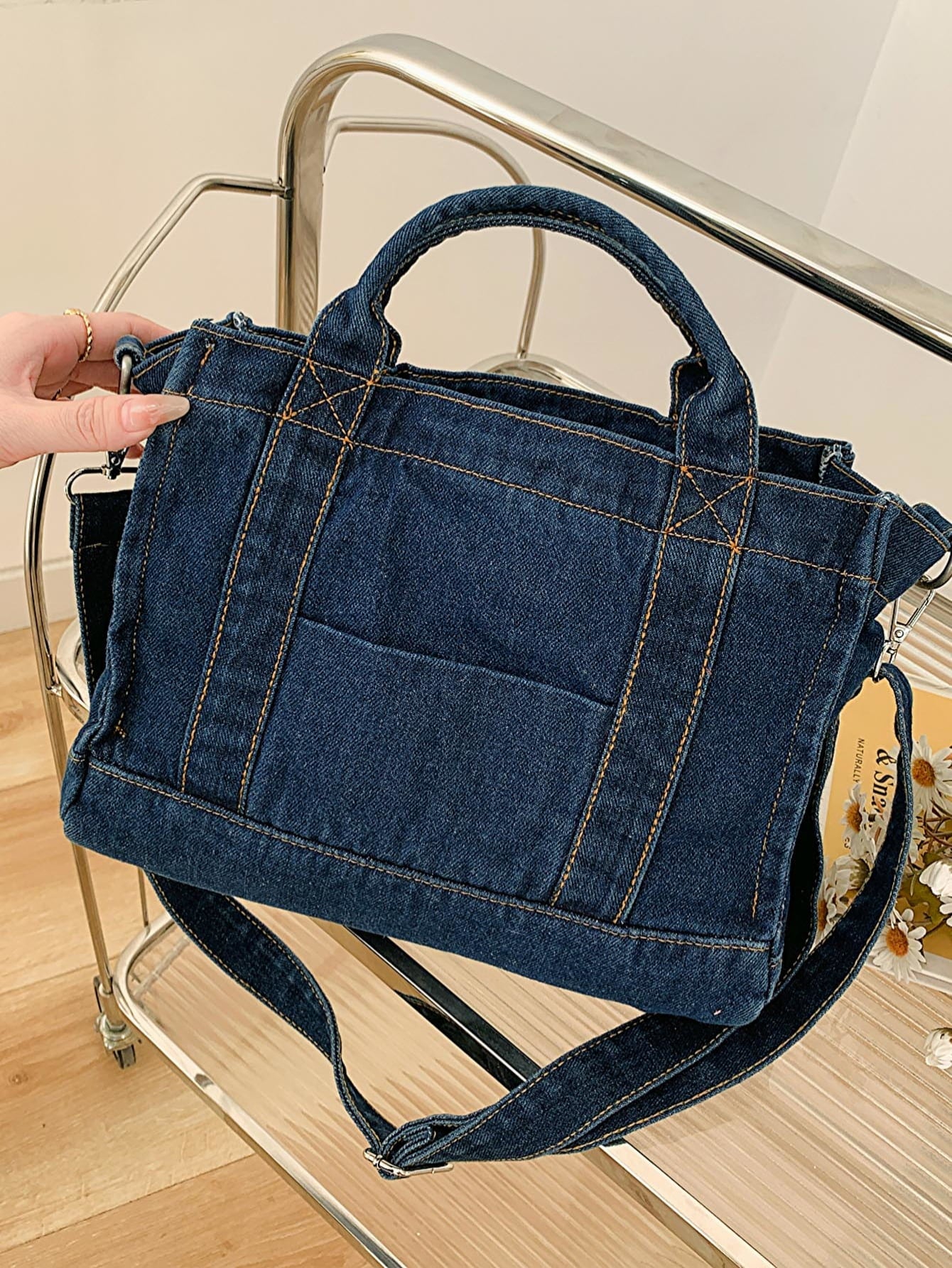 Denim Shoulder Bag