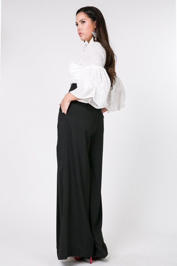 High Waist Palazzo Pants