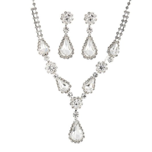 Marquise Drop Bridal Set